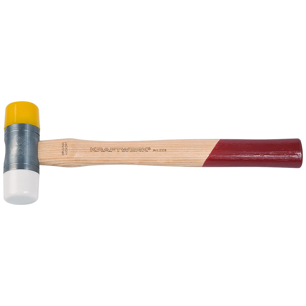 Kraftwerk Plastikhammer mit Nylon-/PU-Köpfe, Ø 35 mm