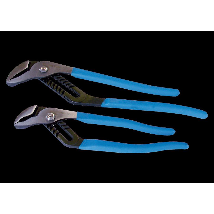 KING TONY Profi-Werkzeuge - Wasserpumpenzange mit Rillen-Gleitgelenk - 2 tlg. 40102GP