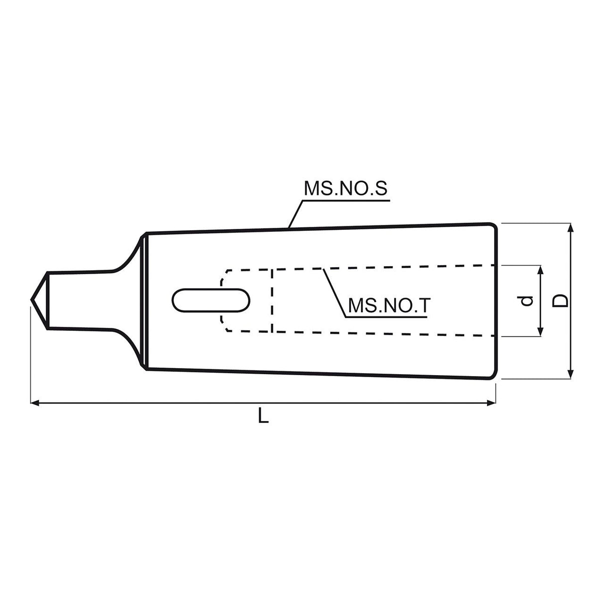 BERNARDO Spannmittel für Werkzeuge – Modell Reduzierhülse MK 6 / 5