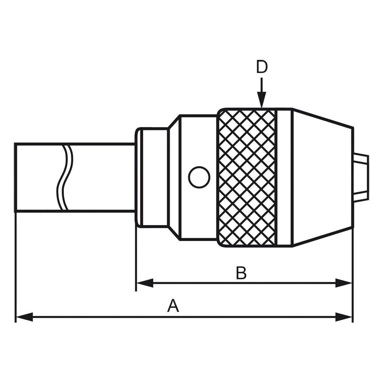 BERNARDO Spannmittel für Werkzeuge – Modell Schnellspann-Bohrfutter mit Direktaufnahme MK 3 / 1 - 16 mm