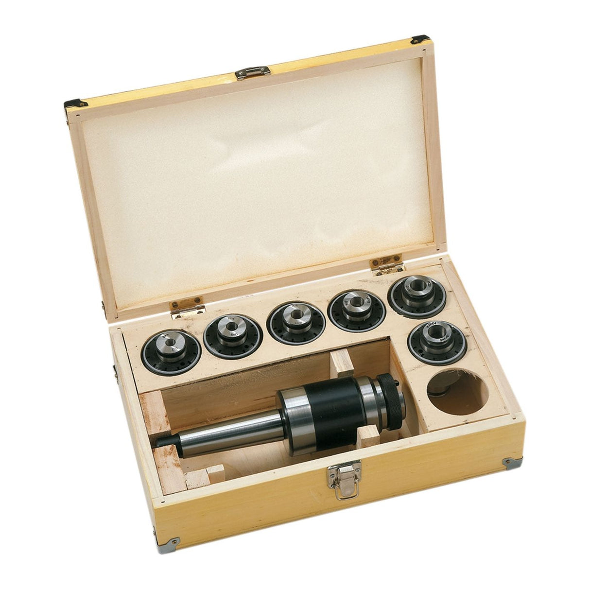 BERNARDO Spannmittel für Werkzeuge – Modell Gewindeschneid-Schnellwechselfutterset MK 2 / M3 - M12