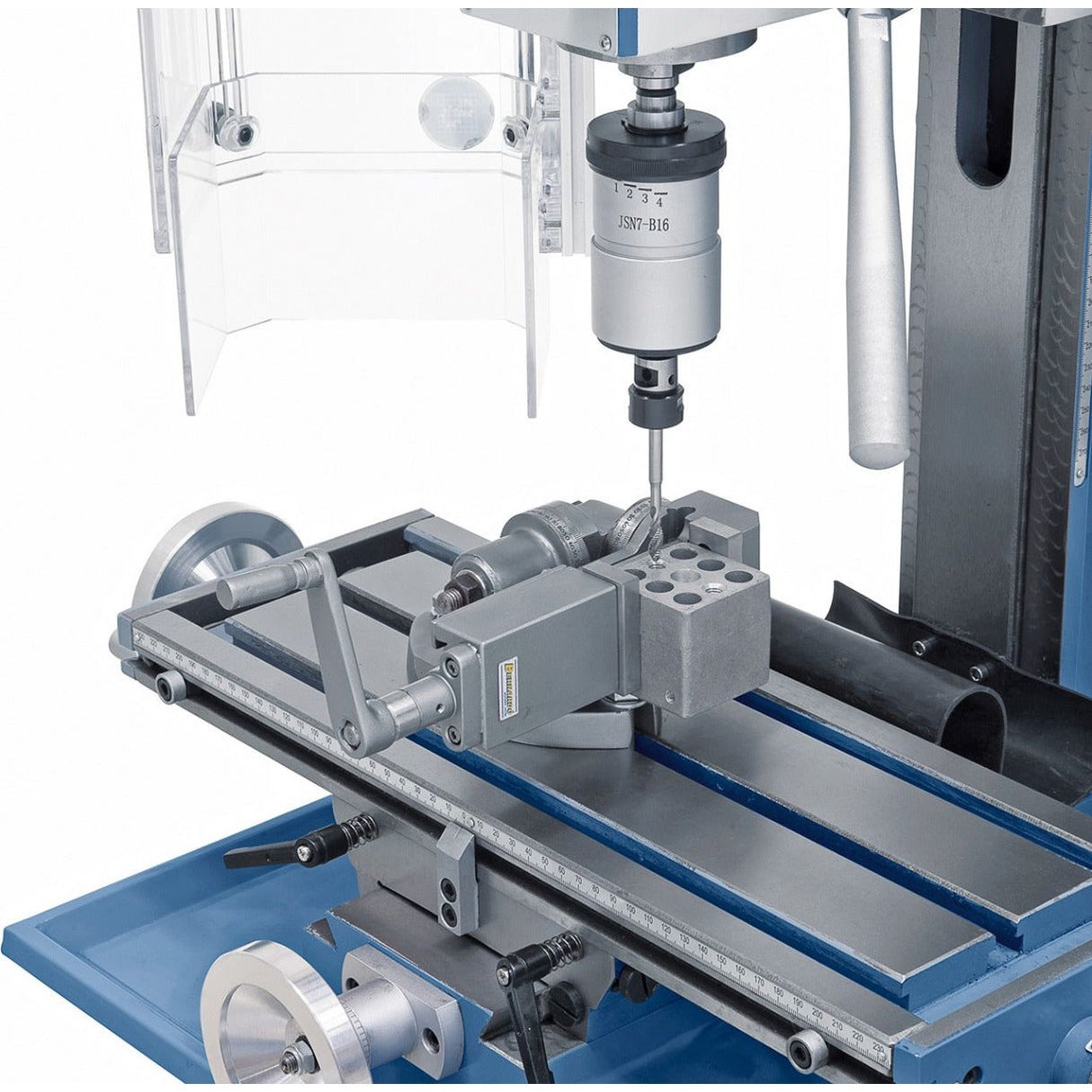 BERNARDO Bohr- und Fräsmaschine – Modell KF 18 Top inkl. 3-Achs Digitalanzeige DT 40