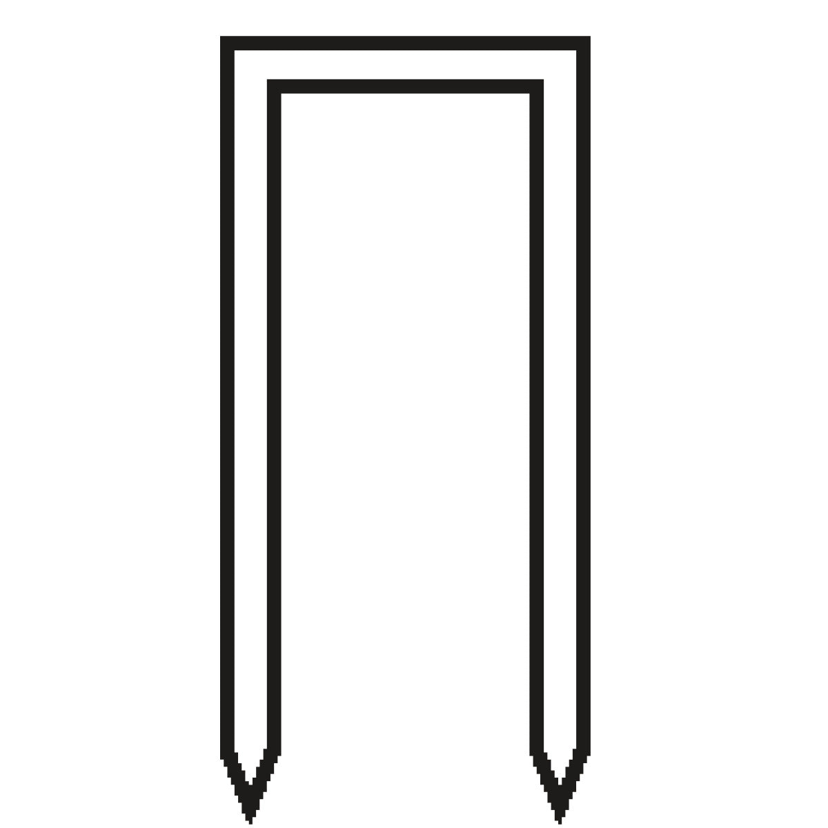 AIRCRAFT Klammern Typ 90 19 mm SM-2405319