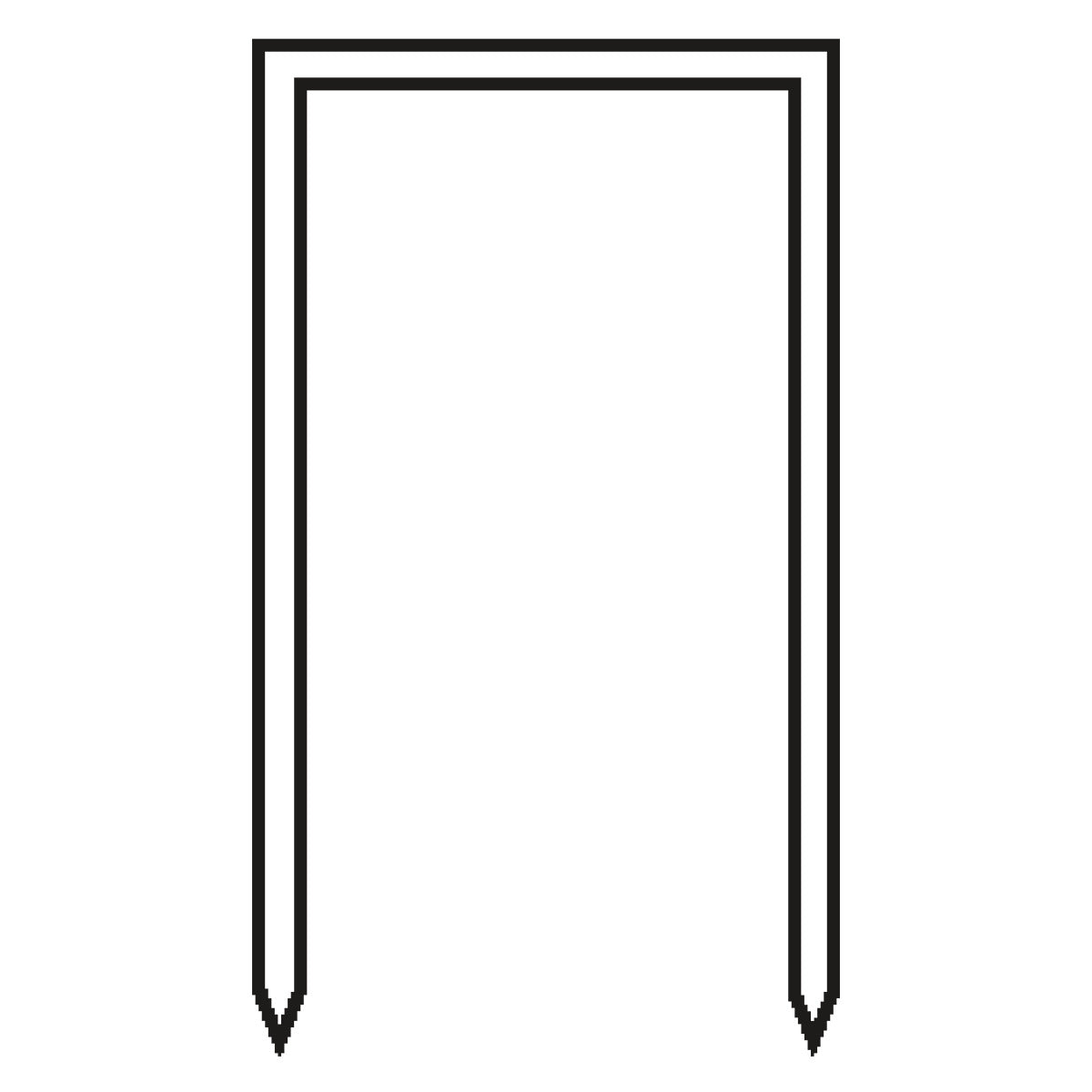 AIRCRAFT Klammern Typ N 38 mm SM-2405638