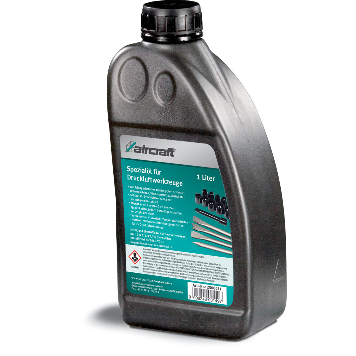 AIRCRAFT Spezialöl für Druckluftwerkzeuge, 1 l Flasche SM-2500011