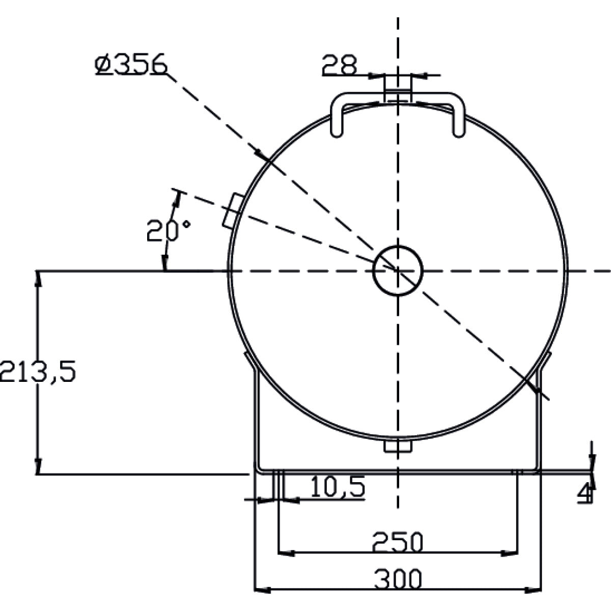 AIRCRAFT Druckluftbehälter ACDB 75/13 H OK AD 2000 SM-2500112_AD