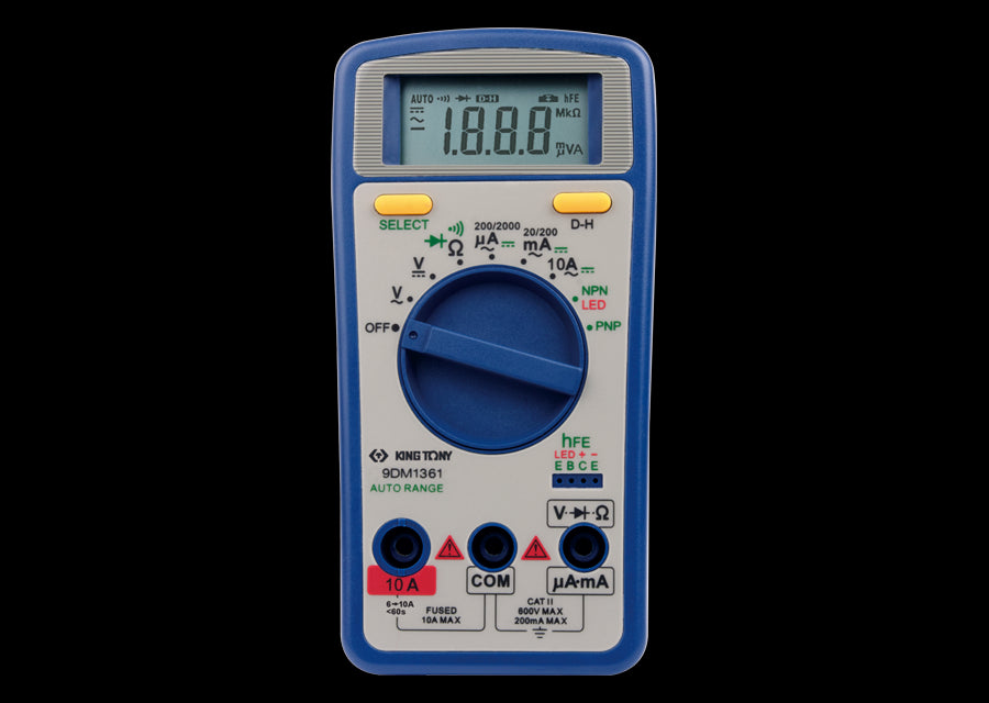 KING TONY Profi-Werkzeuge - Digital-Multimeter 9DM1361