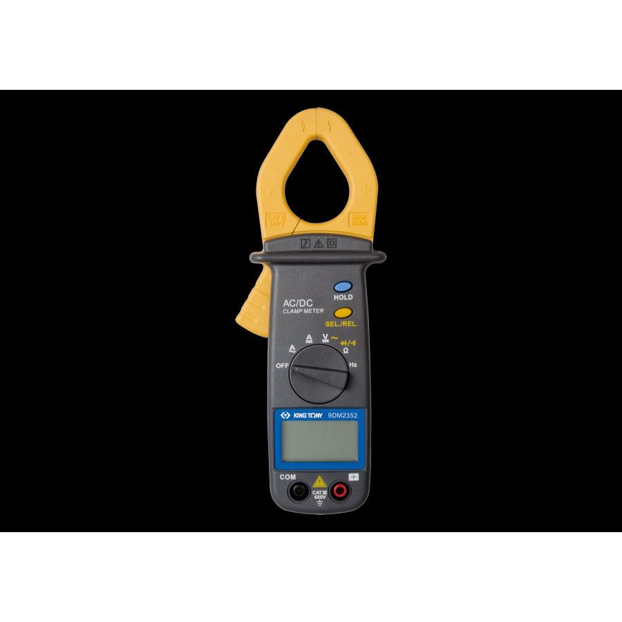 KING TONY Profi-Werkzeuge - Stromzange und Mehrzweck-Digitalmultimeter 600V AC/DC 9DM2352