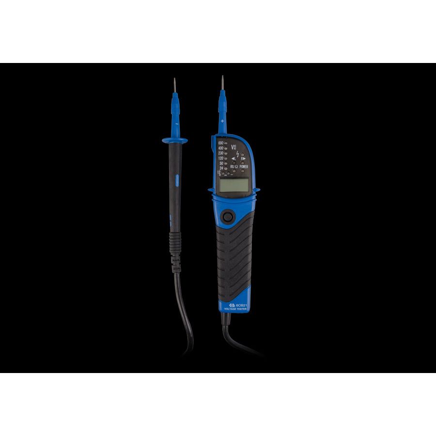 KING TONY Profi-Werkzeuge - Digitaler Spannungsprüfer - 12-690V 6CB21