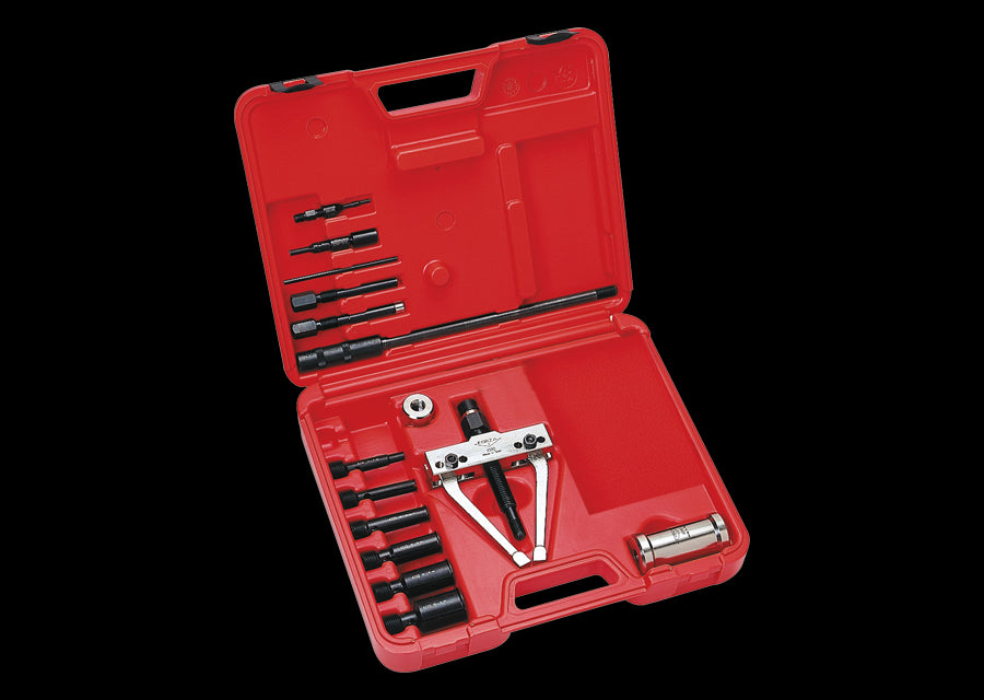 KING TONY Profi-Werkzeuge - Spannzangen-Abzieher-Set 9BA4322