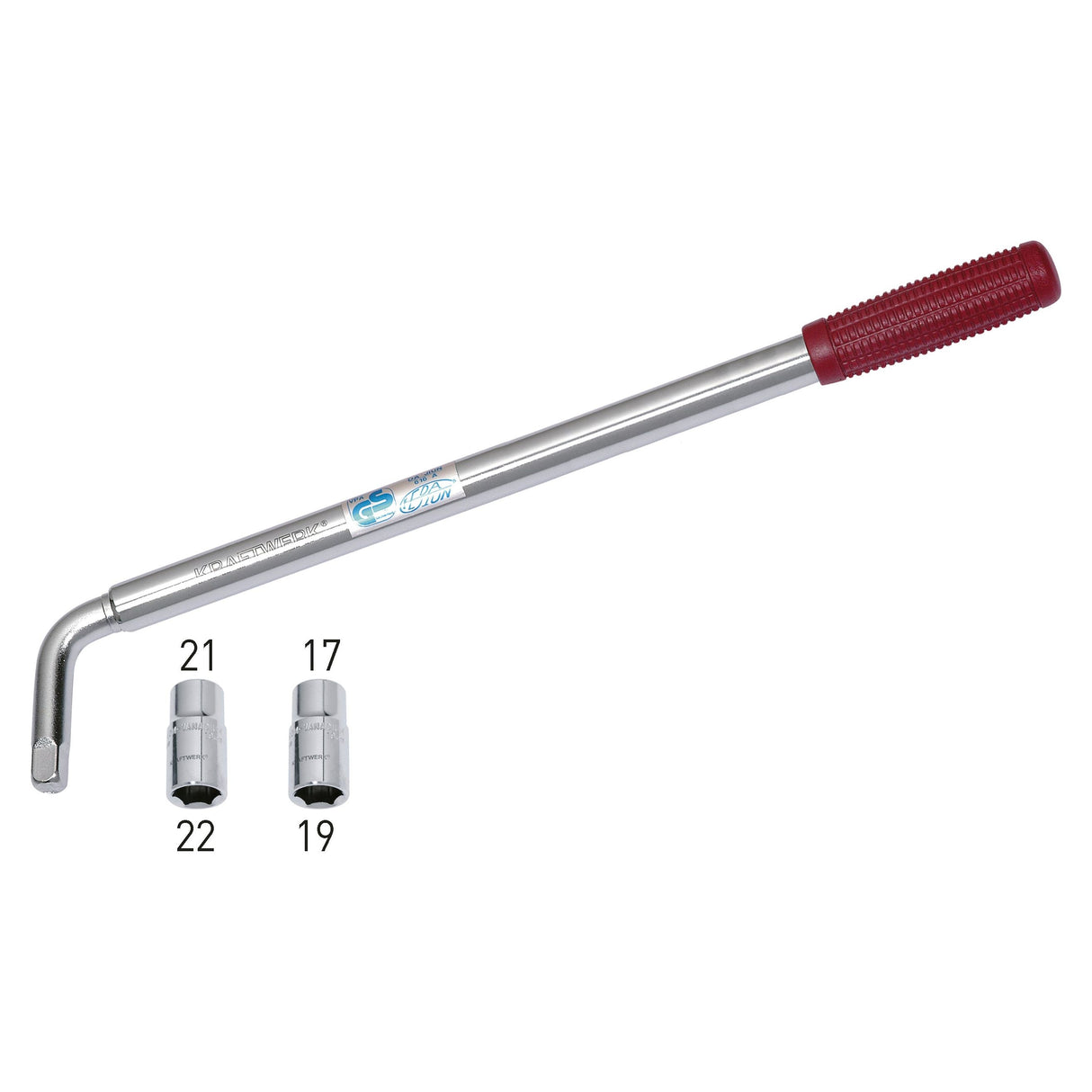 Kraftwerk Radmutternschlüssel, 17x19 / 21x22 mm