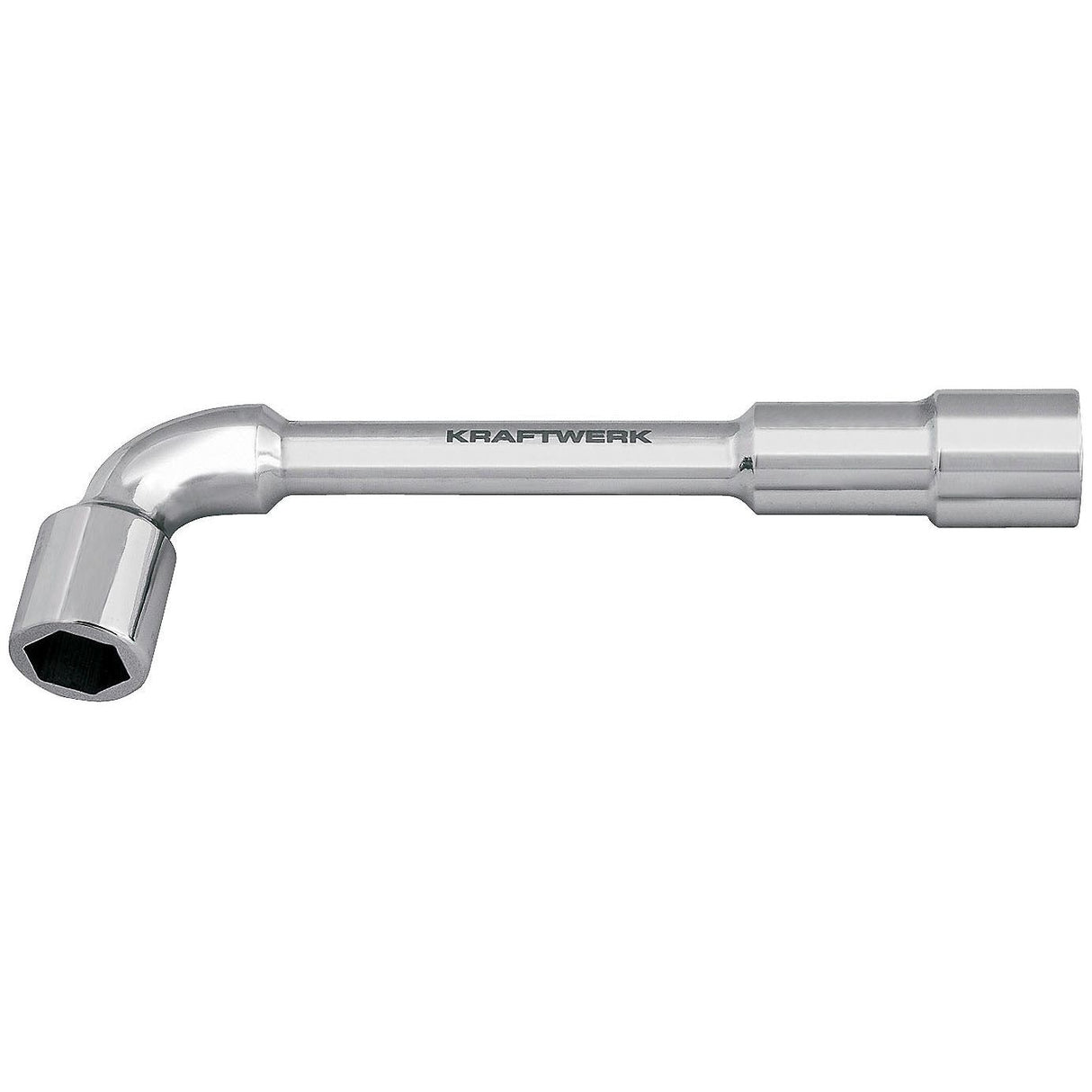 KRAFTWERK 14 mm PRO LINE Doppelsteckschlüssel mit Bohrung Aussen Sechskant, Pfeifenkopfschlüssel, - KW-2597-14