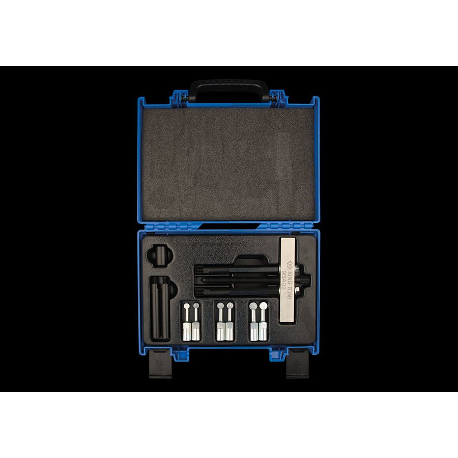 KING TONY Profi-Werkzeuge - Kugellager-Abzieher-Koffer, 35-120 mm - 10 tlg. 9BA32E