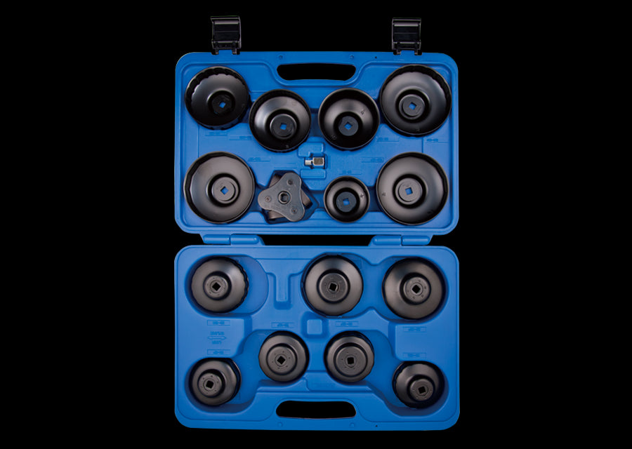 KING TONY Profi-Werkzeuge - Ölfilterschlüssel-Set - 16 tlg. 9AE2016