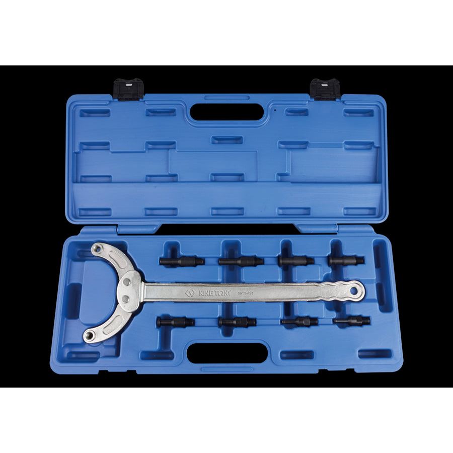 KING TONY Profi-Werkzeuge - Universalschlüssel für Seilrollen - 9 tlg. 9AT3A02