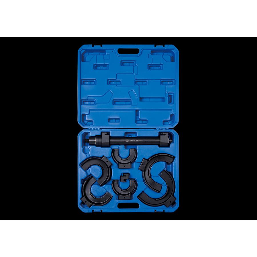 KING TONY Profi-Werkzeuge - Federspanner-Set, für MacPherson Federsysteme - 8 tlg. 9BF31
