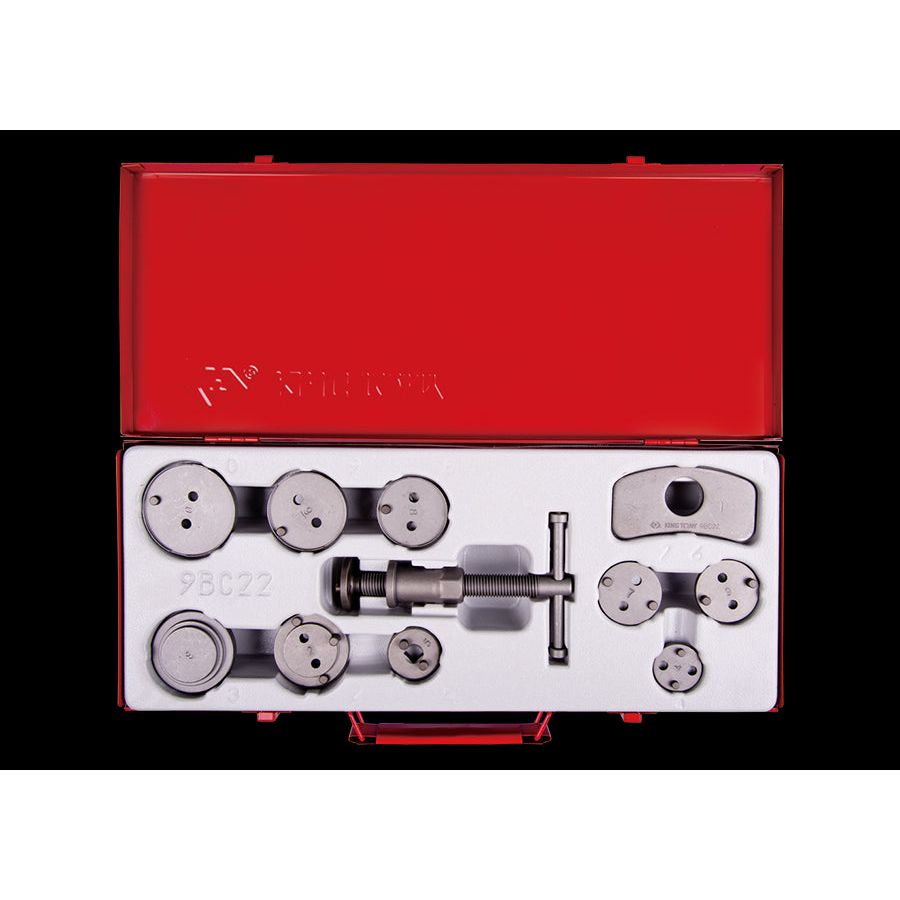 KING TONY Profi-Werkzeuge - Universal Bremskolbenrücksteller-Set - 11 tlg. 9BC22