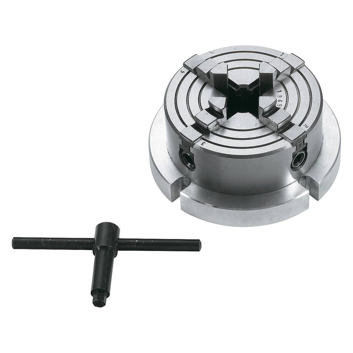 BERNARDO Rundtische / Schwenktische / Kreuztische – Modell Planscheibe mit Aufspannscheibe