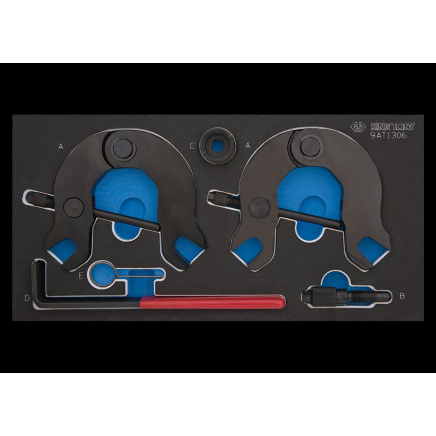 KING TONY Profi-Werkzeuge - Motoreinstell-Werkzeug-Set für Benzinmotoren VOLKSWAGEN GRUPPE 9AT1306