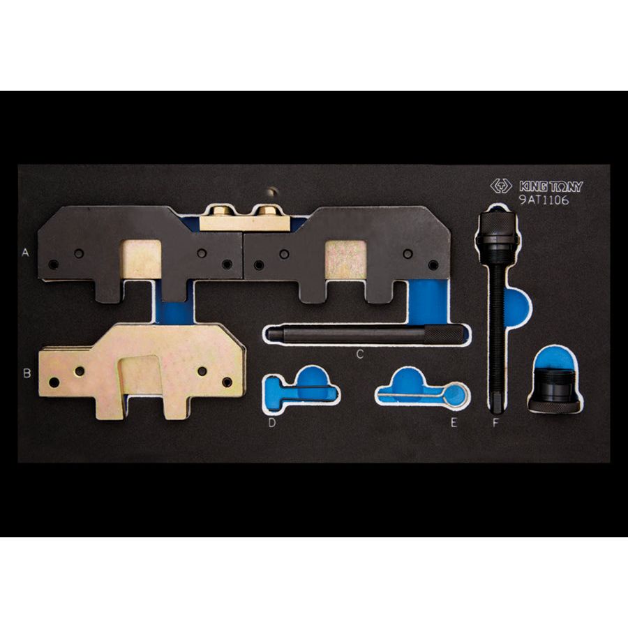 KING TONY Profi-Werkzeuge - Steuerzeiten-Einstell-Set für Benzinmotoren BMW 9AT1106