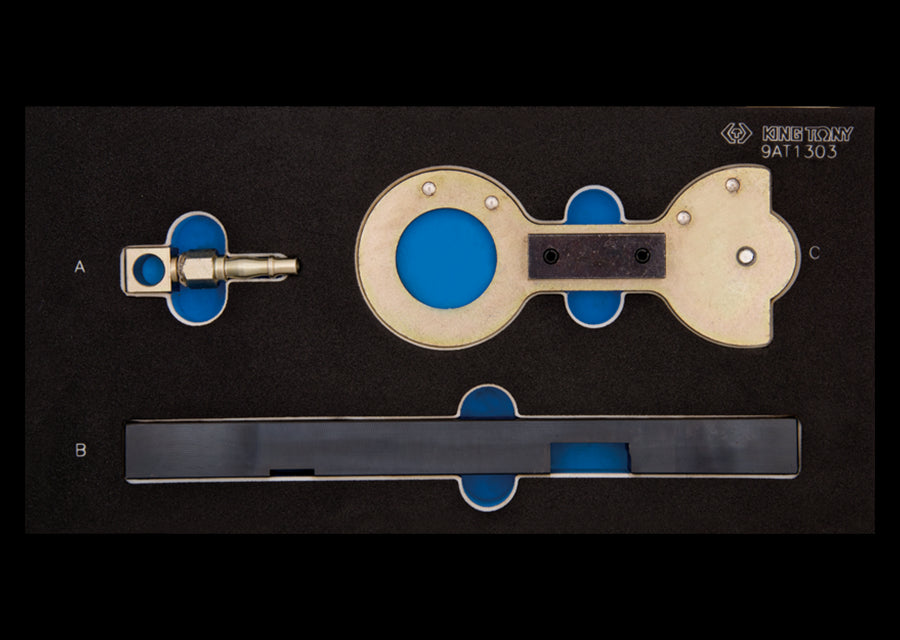 KING TONY Profi-Werkzeuge - Steuerzeiten-Einstell-Set für Benzinmotoren BMW 9AT1303