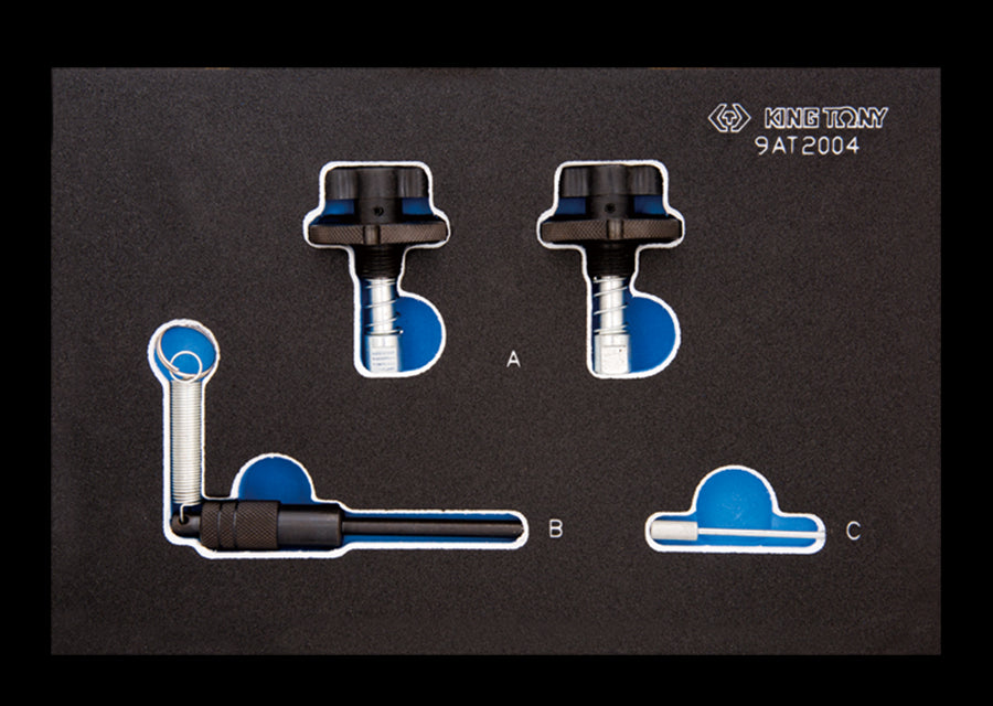 KING TONY Profi-Werkzeuge - Steuerzeiten-Einstellset für Dieselmotoren SUZUKI VAUXHALL / OPEL 9AT2004