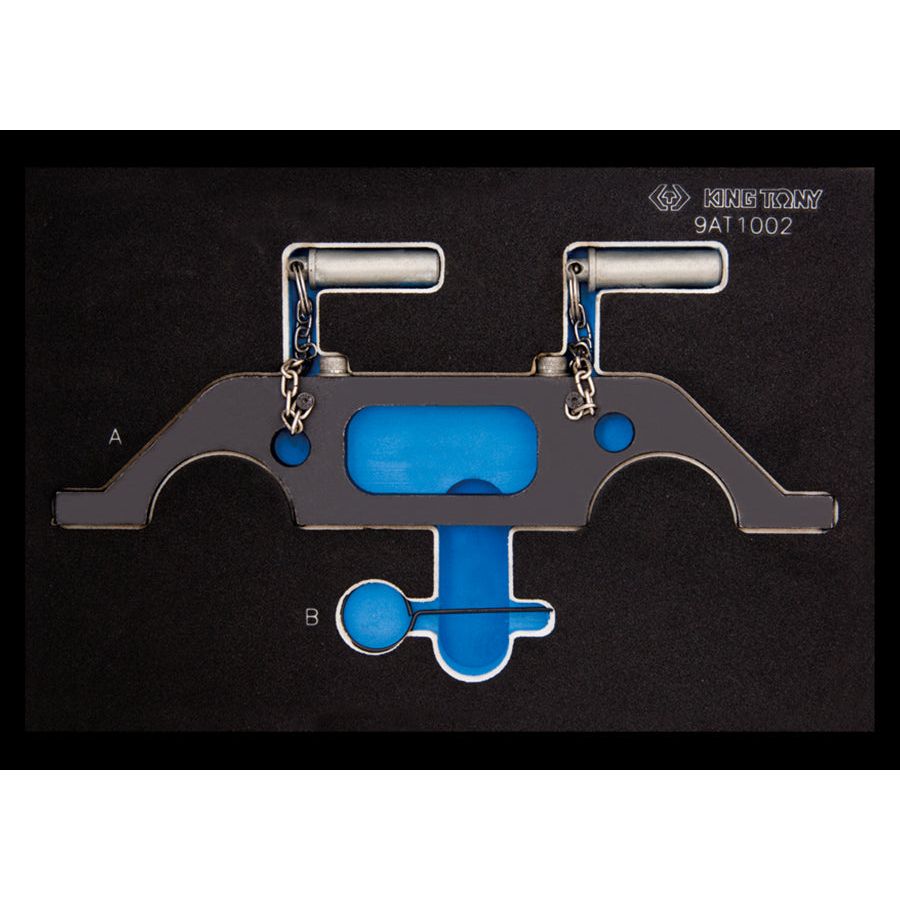 KING TONY Profi-Werkzeuge - Steuerzeiten-Einstellset für Benzinmotoren FIAT VAUXHALL / OPEL 9AT1002