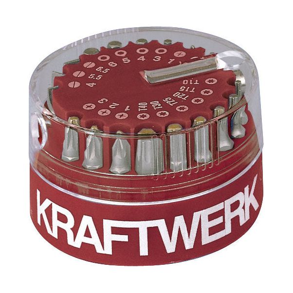 Kraftwerk 1/4" Universal-Bit-Box 25 mm, 19-tlg