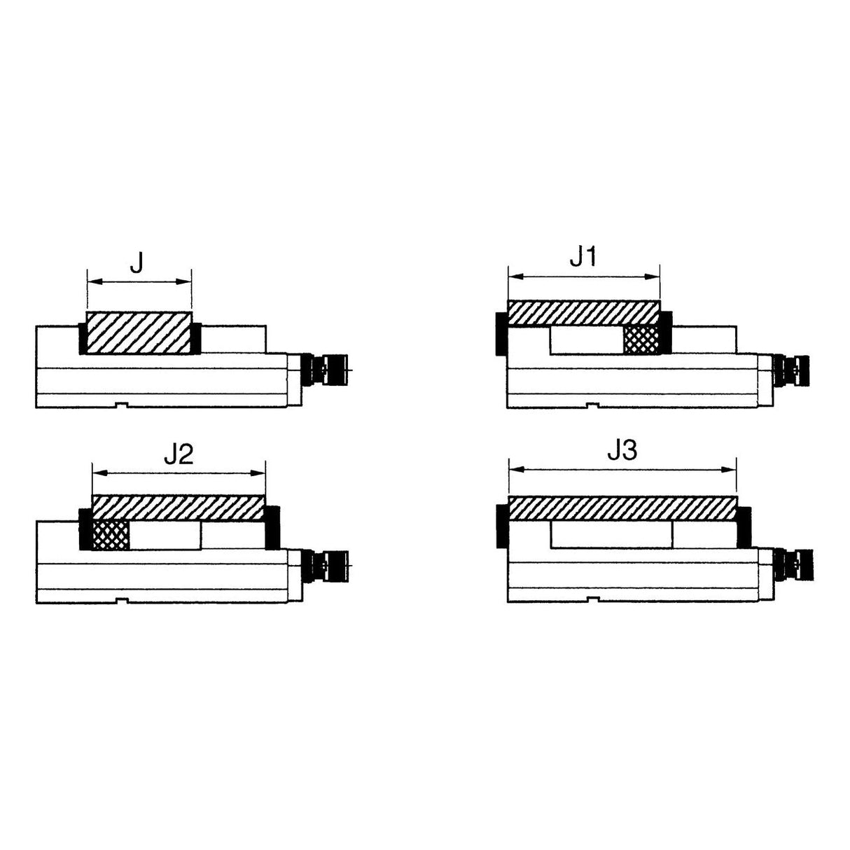 BERNARDO Schraubstöcke – Modell NC-Maschinenschraubstock CHV 160 V
