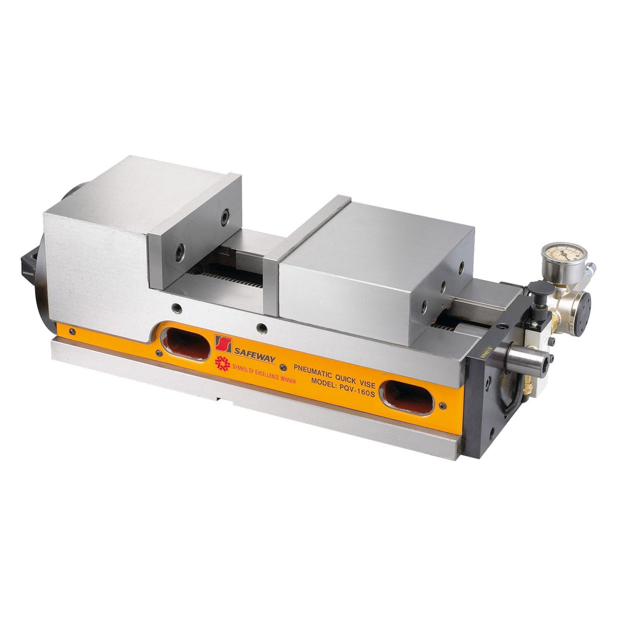 BERNARDO Schraubstöcke – Modell Pneumatik-Schraubstock PQV 160 V