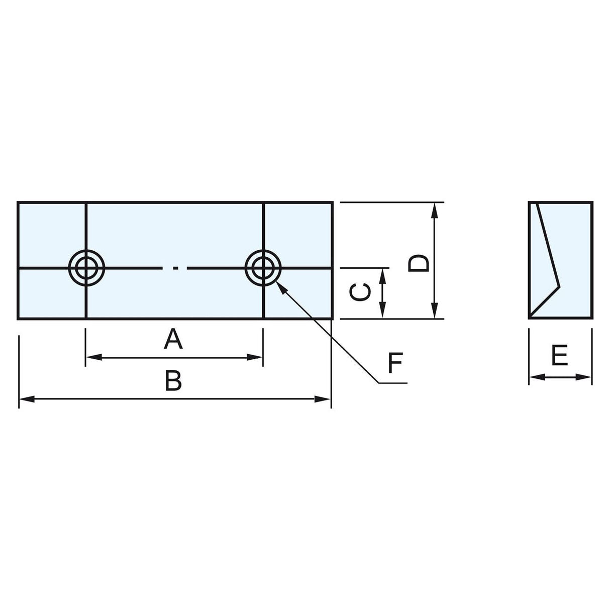BERNARDO Backe für PHV / CHV – Modell Niederzugbacke DJ 100 - 2 Stk.