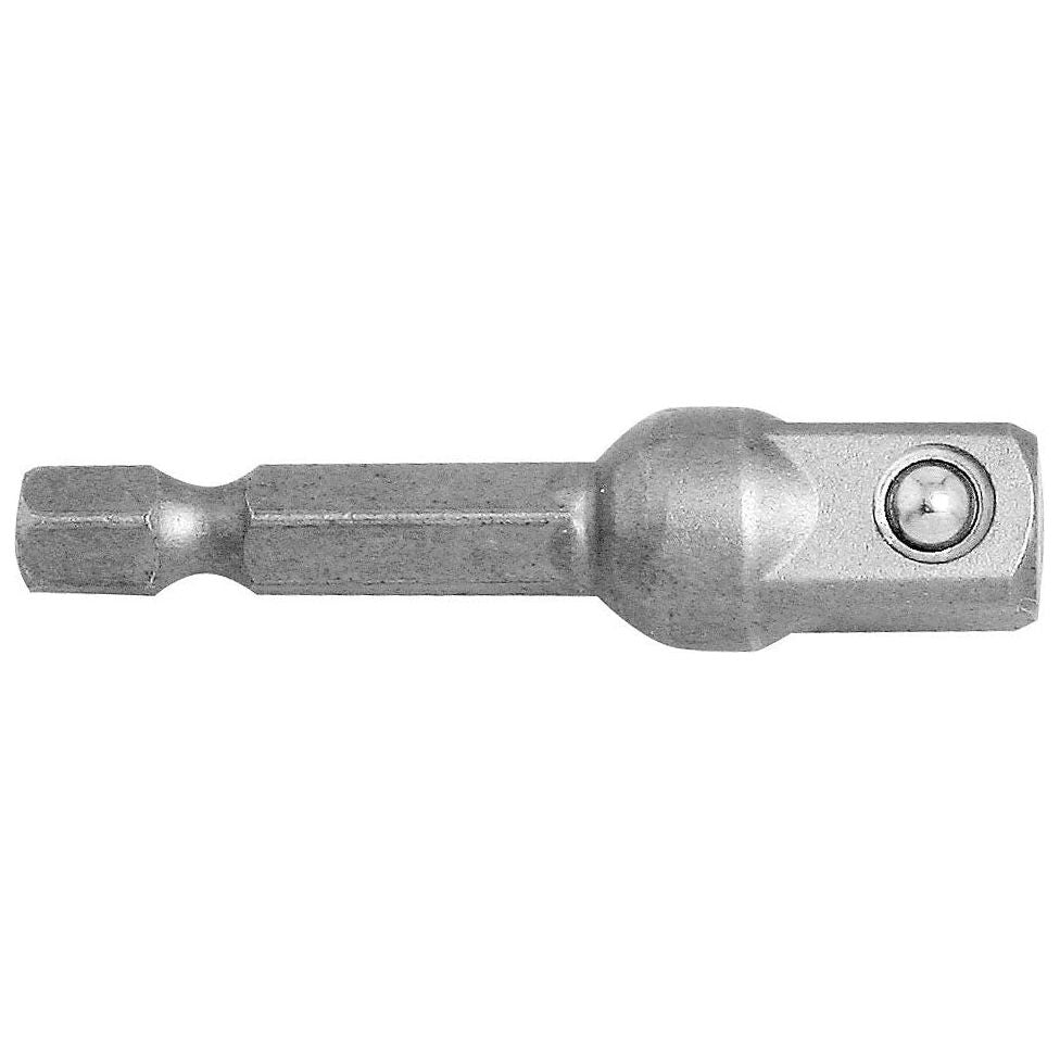 Kraftwerk 1/4" Schraubendreher-Bit Adapter für 3/8" Steckschlüsseleinsatz, 50 mm lang, 5 Stk