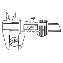 Kraftwerk Digital-Schieblehre 150 mm/6"