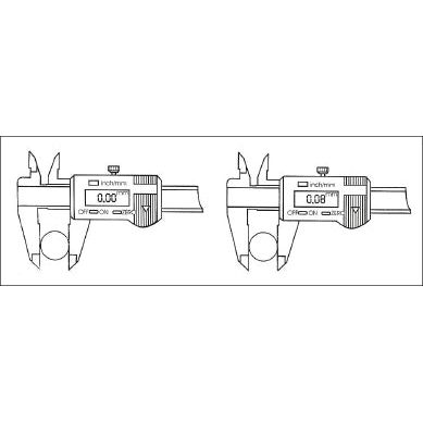 Kraftwerk Digital-Schieblehre 150 mm/6"
