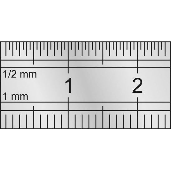 KRAFTWERK Stahl-Massstab 300 mm - KW-2976