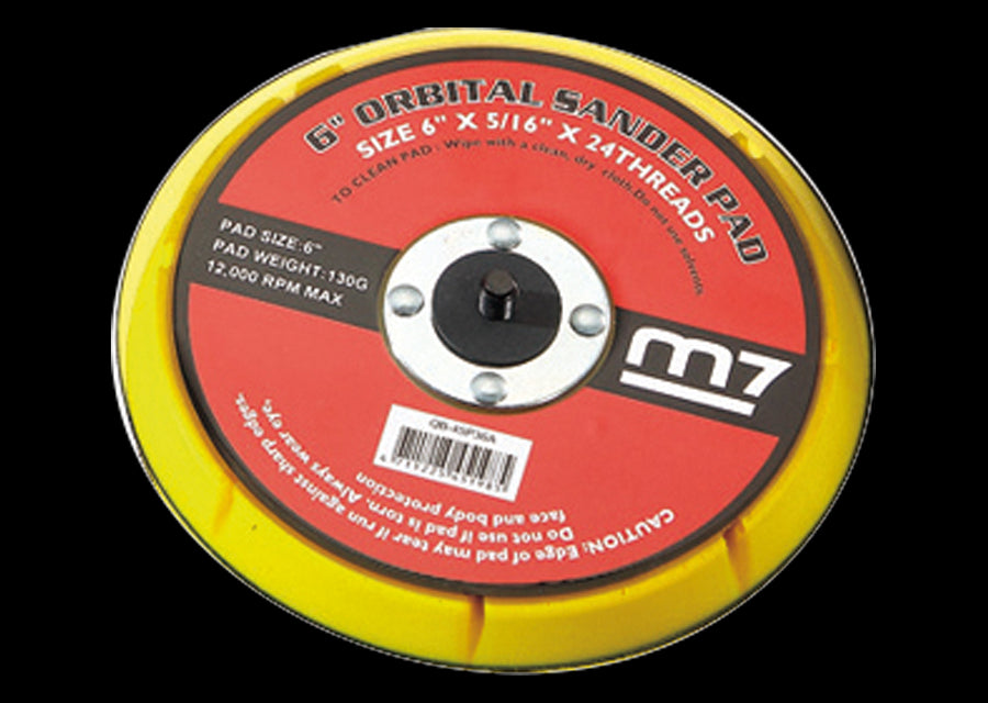 M7 Power-Werkzeuge - Teller 150 mm für Exzenterschleifer 6 Löcher QB9327