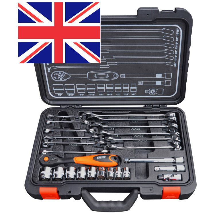 Custor 3/8" Werkzeugsatz INCH, 25Stück CTK03025K