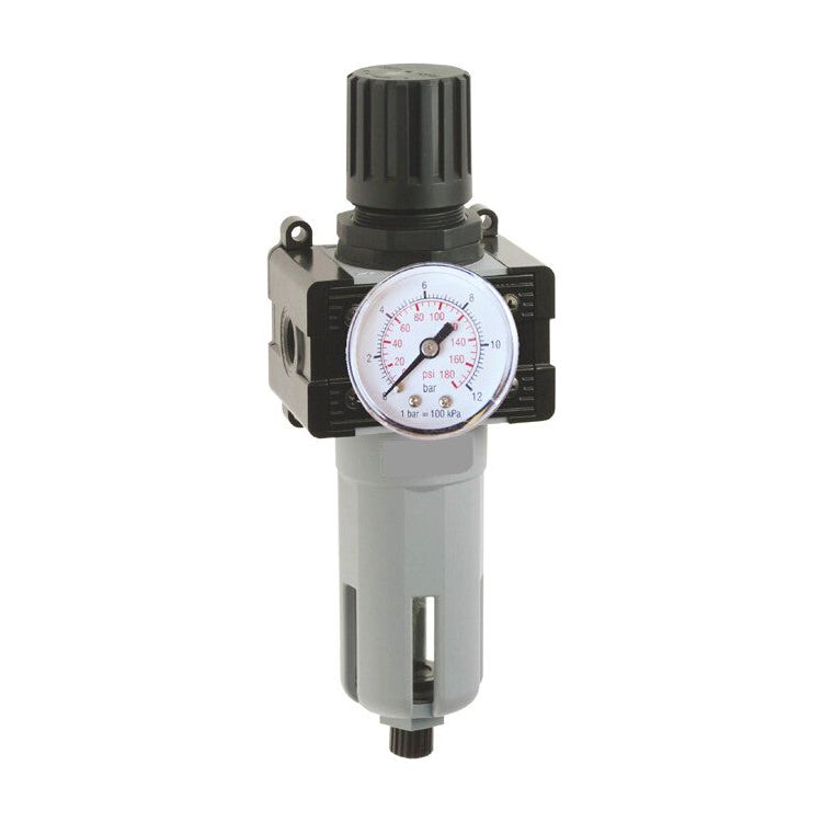 Steiner Airtools 3/8" Wasserausgang, Druckregler, Manometer SL13520