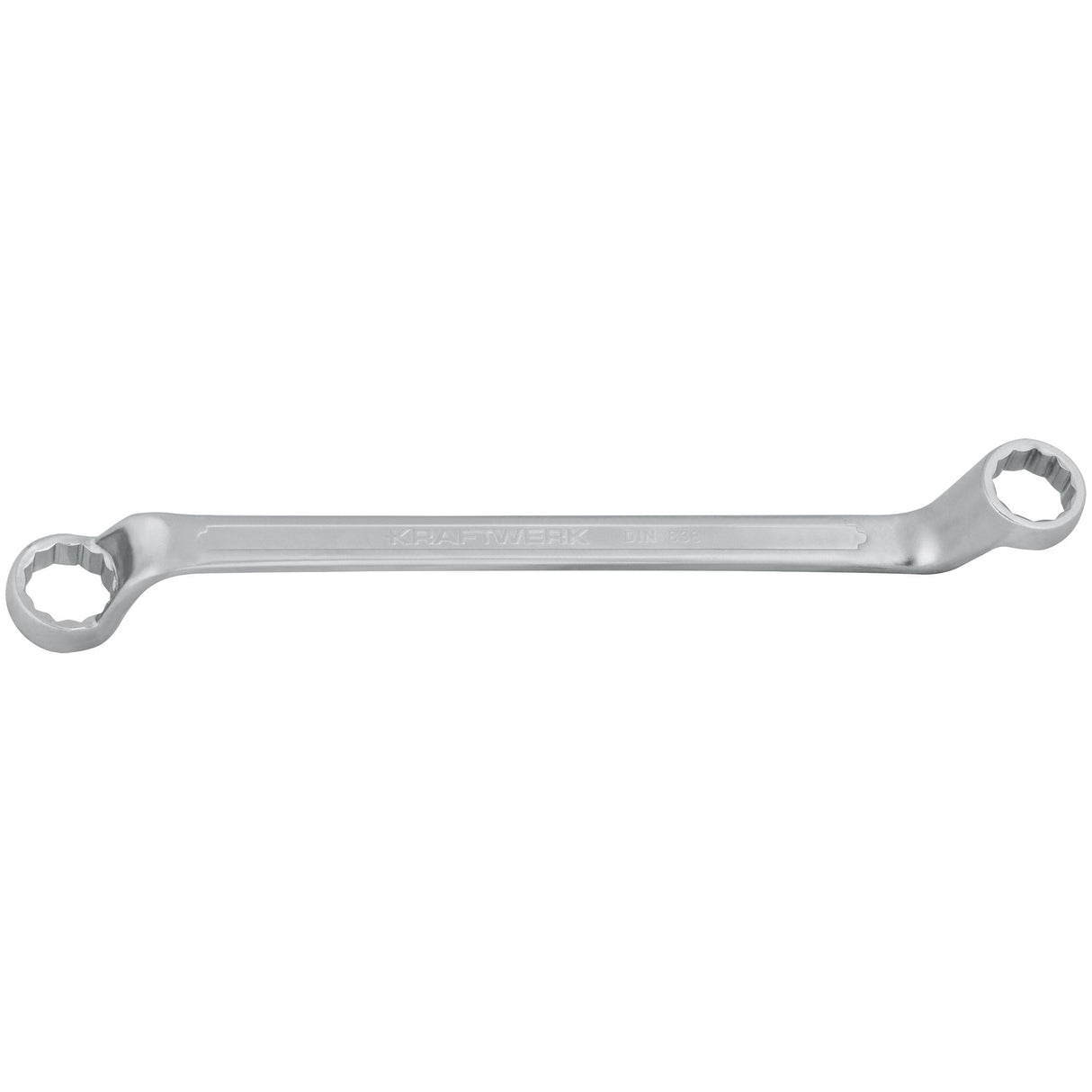 Kraftwerk BASIC LINE Doppel-Ringschlüssel, gekröpft, 12 x 13 mm