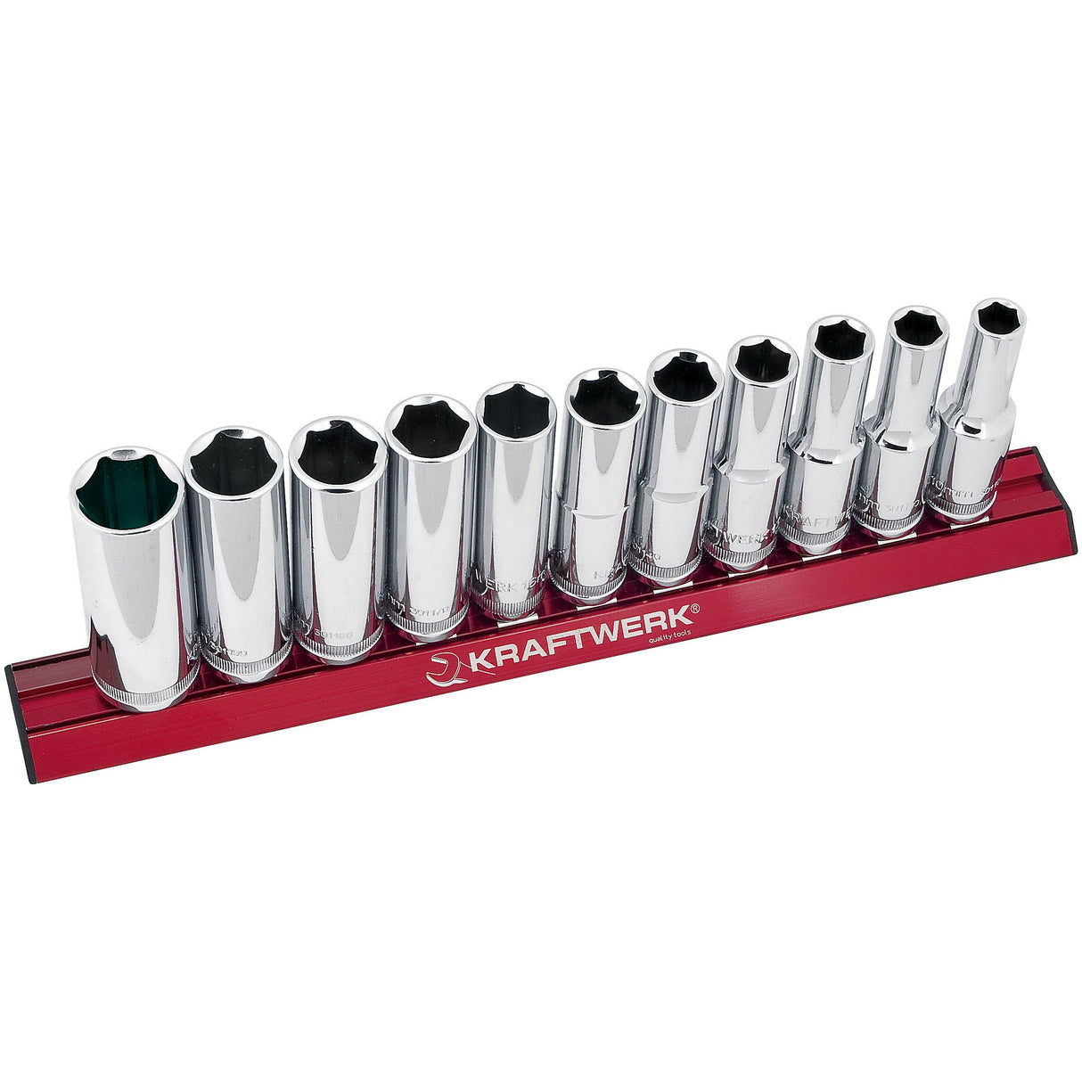 Kraftwerk PRO LINE MAGALU 1/2" Steckschlüsseleinsatz Aussen Sechskant, lang, Set, 11-tlg