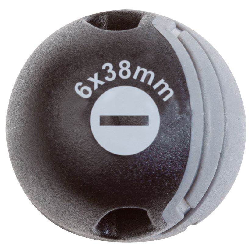 Kraftwerk BASIC LINE Schraubendreher Schlitz, kurz, 6,0 x 38 mm