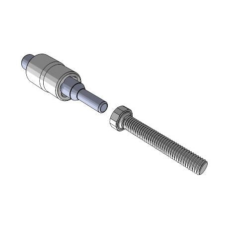 Kraftwerk PRO LINE 1/2" Spiralnutenausdreher, Ausdreh-Steckschlüsseleinsatz 15 mm