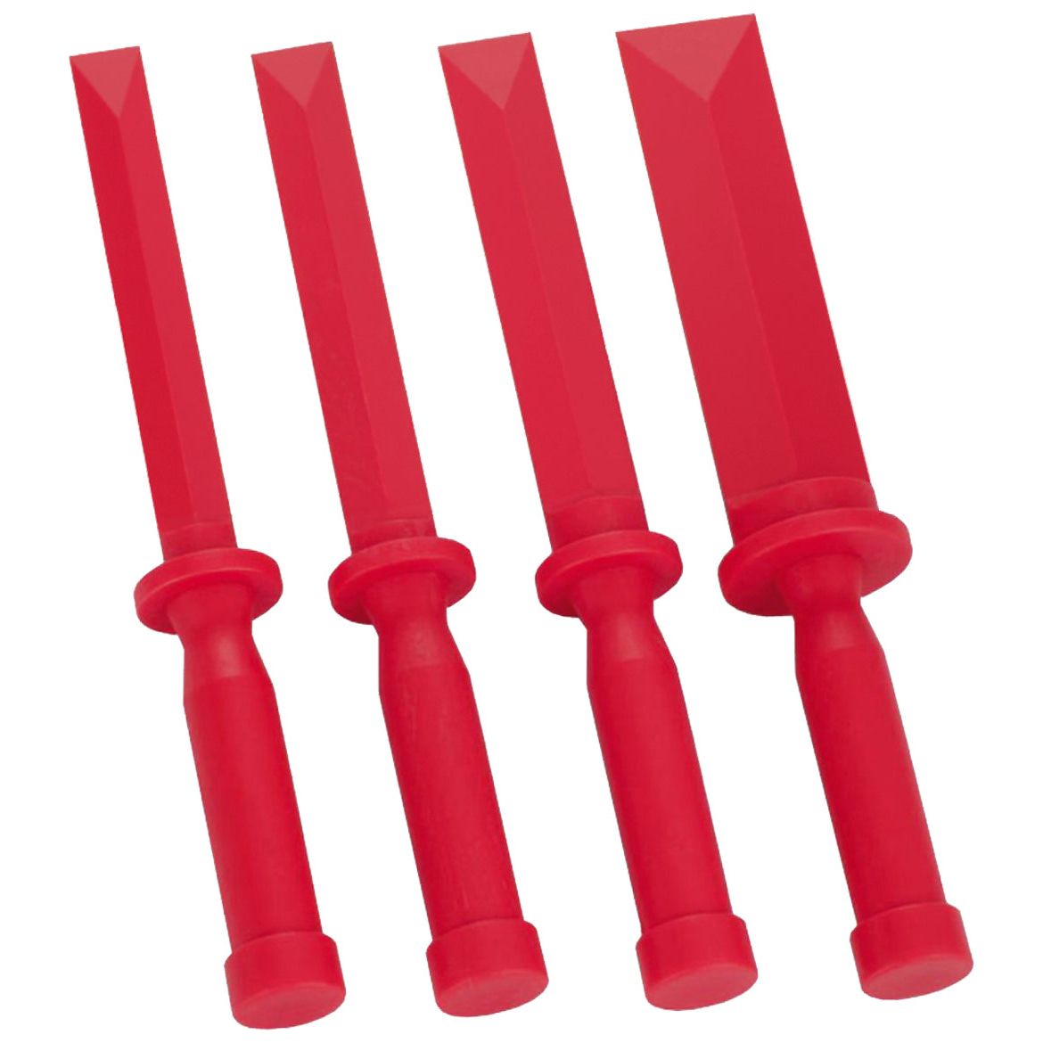 Kraftwerk Kunststoff-Schaber-Satz, 4-tlg