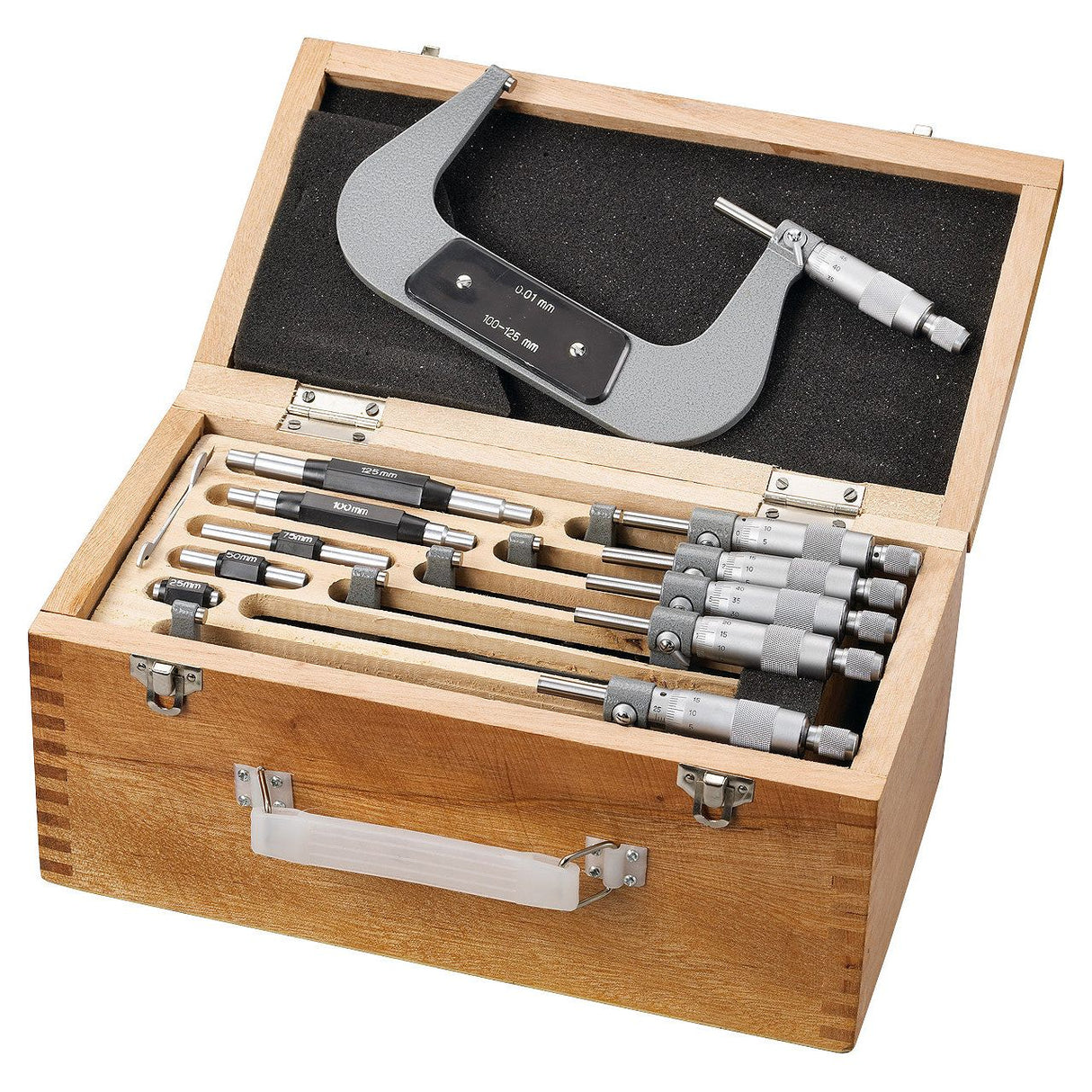 BERNARDO Bügelmessschraube – Modell Bügelmessschraube 6-tlg., 0 - 150 x 0,01 mm