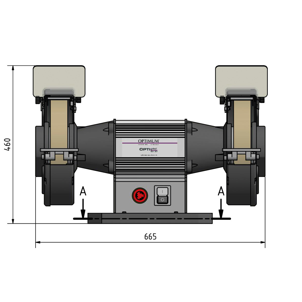 Optimum Doppelschleifmaschine OPTIgrind GU 30 - SM-3101530