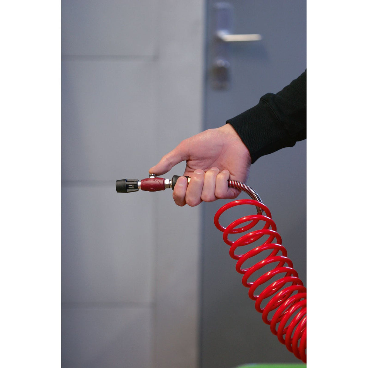 Kraftwerk Mini-Druckluft-Ausblaspistole mit Turbo-Powerdüse