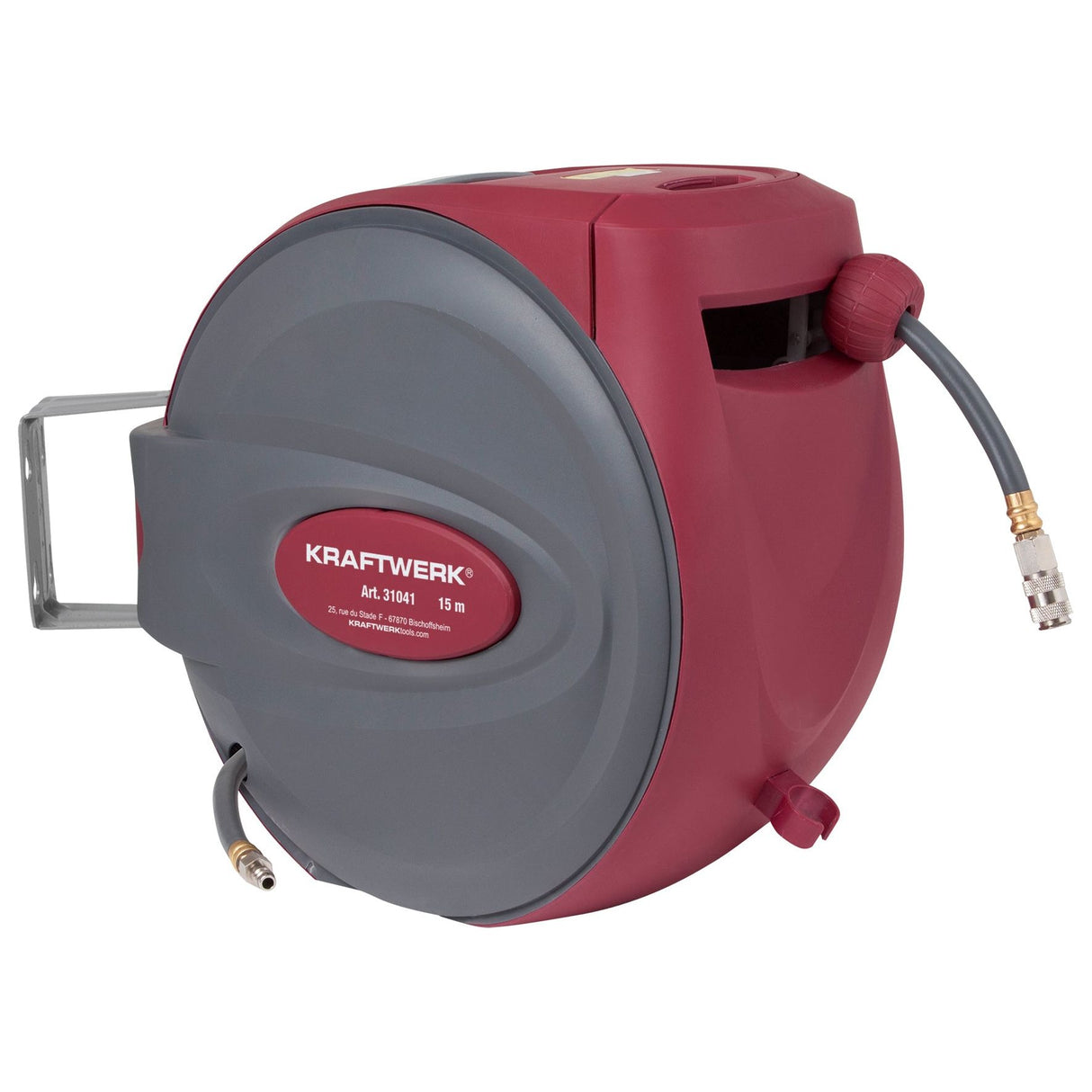 Kraftwerk Automatik-Druckluft-Schlauchaufroller 15+1 m