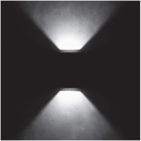 ASLO 6000K Moderne LED Design Außenleuchte Outdoor LED 2x5W - LED Outdoor Wandleuchte - ASAL2X560