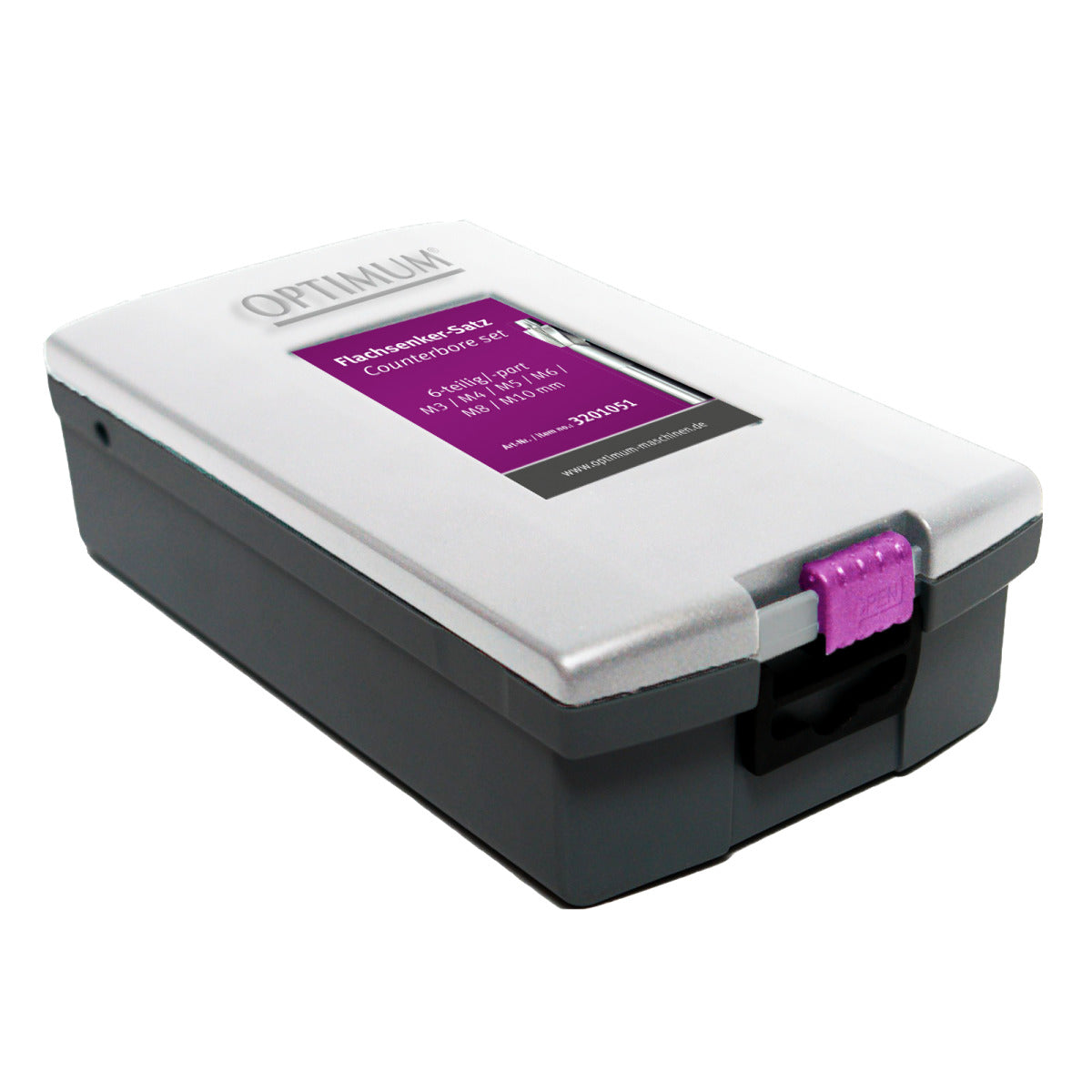 Optimum Flachsenker-Satz HSS, 6-teilig - SM-3201051