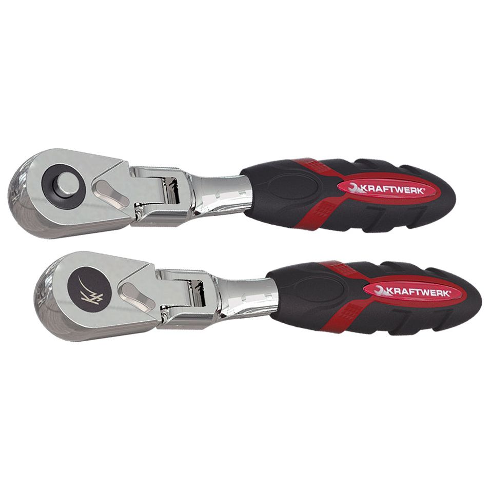 Kraftwerk 1/4" Flexible Micro-Umschaltknarre, 2-tlg